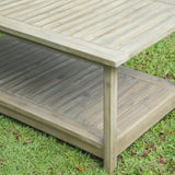 Grand Haven 4-Piece Acacia Wood Outdoor Patio Sofa Set With Table