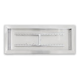 Bluegrass Living 24 Inch Stainless Steel Rectangular Drop-In Fire Pit Burner - Model# BFP24RK