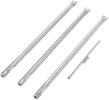 Avenger 7508 28Äù Stainless Steel Burner Set Replacement for Weber Spirit 310 E310, Genesis Silver B C, Genesis Platinum B & C, Weber 900 (with Side Control Knobs)- Set of 1