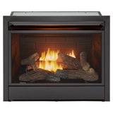 Duluth Forge FDF300R, Vent Free Indoor Fireplace Insert Zero Clearance 26,000 BTU, Dual Fuel Propane and Natural Gas, Yellow Flame Remote Thermostat Control