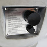 Bluegrass Living 24 Inch Ashwick MGO Propane Fire Pit Table with Glass Beads, Lava Rocks and Cover - Model# HF36177AA-S