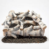 Bluegrass Living Vent Free Dual Fuel Birch Gas Log Set
