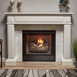Bluegrass Living Vent Free Dual Fuel Rustic Oak Gas Log Set