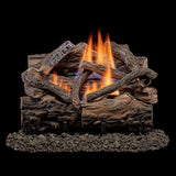 Bluegrass Living Vent Free Dual Fuel Rustic Oak Gas Log Set