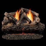 Bluegrass Living Vent Free Dual Fuel Rustic Oak Gas Log Set