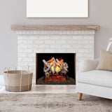 Bluegrass Living Vented Natural Gas Fireplace Log Set - 18 in. Birch Wood, 45,000 BTU, Match Light - Model# BVL18-2