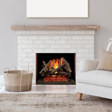 Bluegrass Living Vented Natural Gas Fireplace Log Set - 24 in. Rustic Oak, 55,000 BTU, Match Light - Model# BVL24-3