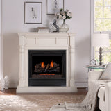 Duluth Forge Ventless Dual Fuel Gas Log Set - 24 in. Berkshire Stacked Oak