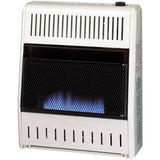 ProCom Heating Manual Control Blue Flame Vent Free Indoor Space Heater 20,000 BTU with Base Feet Included