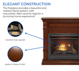 Duluth Forge Dual Fuel Ventless Gas Fireplace - 26,000 BTU