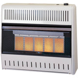 ProCom Heating Manual Control Infrared Vent Free Indoor Space Heater 25,000 BTU with Base Feet Included