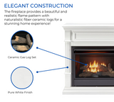 Duluth Forge Dual Fuel Ventless Gas Fireplace - 26,000 BTU