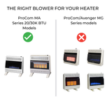 ProCom Automatic/Manual Thermostat Blower - Model# PF06-YJLF-B