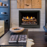 Duluth Forge Ventless Dual Fuel Gas Log Set - 30 in. Berkshire Split Oak