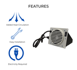 Fan Blower for Avenger and Procom Space Heaters - Model# MGB100