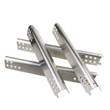 Avenger CBRK-1 Universal BBQ Burner Repair Kit Includes Stainless Heat Plate Tent Shields, Grill Burners and Adjustable Crossover Tubes - Replacement for Char-Broil Performance 475 4 Burner 463673517, 463673017, 463376018P2, 463376117 Gas Grills