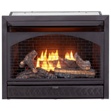ProCom 29in. Ventless Gas Dual Fuel Fireplace Insert - 26,000 BTU, T-Stat Control - Model# FBNSD28T