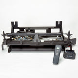 Duluth Forge Ventless Dual Fuel Gas Log Set - 24 in. Berkshire Split Oak