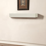 Duluth Forge 48-Inch Fireplace Shelf Mantel With Corbels - Antique White Finish