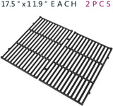 Avenger 7638 17.5Äù Porcelain Coated Cast Iron Grill Grates Replacement for Weber Spirit 300 Series Spirit E310 Spirit 310, for Weber Genesis Silver & Gold Series - Set of 2