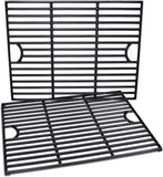 Avenger 61192 17Äù Polished Porcelain Coated Cast Iron Grill Grates Replacement for Nexgrill 720-0888, 720-0670A, 720-0830H, Uniflame GBC981, Kenmore 41516106210 415.16106210 Gas Grill Grates, - Set of 2