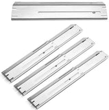 Avenger 84004SS Universal Fit Adjustable Stainless Steel Heat Plate, Extends 11.75ÄùL to 21ÄùL Heat Shield, Flavorizer Bar, Replacement for Brinkmann Grills- Set of 5