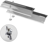 Avenger 84004SS Universal Fit Adjustable Stainless Steel Heat Plate, Extends 11.75ÄùL to 21ÄùL Heat Shield, Flavorizer Bar, Replacement for Brinkmann Grills- Set of 5