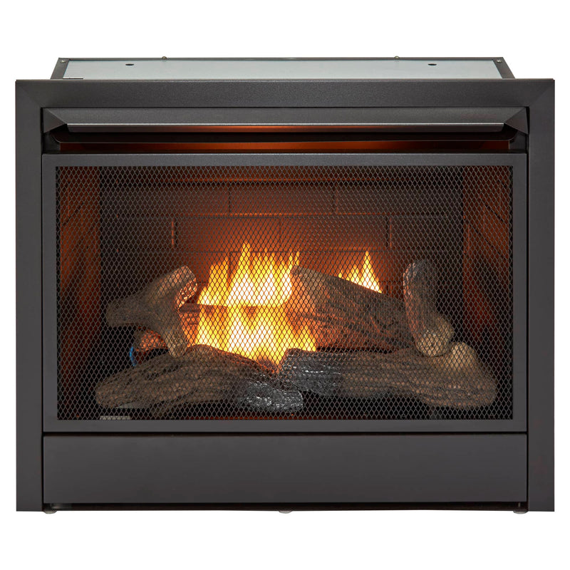 Duluth Forge Dual Fuel Ventless Gas Fireplace Insert - 26,000 BTU