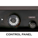 ProCom Dual Fuel Ventless Gas Fireplace System With Corner Combo Mantel - 10,000 BTU, T-Stat Control