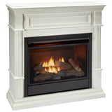 Duluth Forge DFS-300LT-3WT, Vent Free Fireplace System, Fireplace: FLF300T and Mantel: CM300-3-WT, T-Stat Control