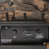 Duluth Forge FLI32R-M-AW, Vent Free Fireplace System, Fireplace: FLI32R and Mantel: CM500-2-AW, Antique White
