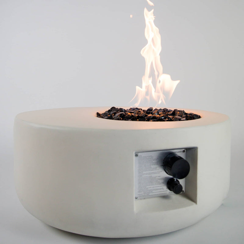 Bluegrass Living 26 Inch Carlisle MGO Propane Fire Pit Table with Glass Beads and Cover - Model# HF26900AA
