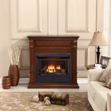 Duluth Forge DFS-300LR-3AC, Vent Free Fireplace System, Fireplace: FLF300R and Mantel: CM300-3-AC, Remote Control