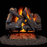 Duluth Forge Vented Natural Gas Log Set With Remote Control Kit - 18 in., 45,000 BTU, Heartland Oak - Model# FNVL18-1-RO