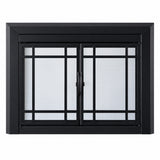 Duluth Forge Redmond Fireplace Glass Doors With Screen