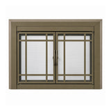 Duluth Forge Redmond Fireplace Glass Doors With Screen