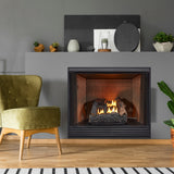 HearthSense Ventless Dual Fuel Gas Log Set - 18 in., 30,000 BTU, Manual Control - Model# VFL18M
