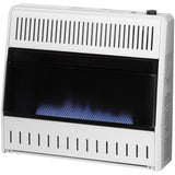 ProCom Heating Natural Gas Ventless Blue Flame Heater With Base Feet - 30,000 BTU, Manual Control - Model# MN300HBA-B