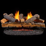 Duluth Forge Ventless Dual Fuel Gas Log Set - 30 in. Berkshire Split Oak