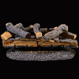 Duluth Forge Ventless Dual Fuel Gas Log Set - 30 in. Berkshire Split Oak
