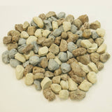 Bluegrass Living Ceramic Fiber Pebbles - Mixed Grey Colors - Model# CFP-MG