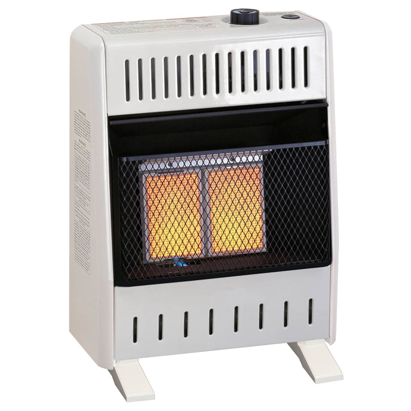 ProCom Heating  Ventless Infrared Plaque Heater With Base Feet - 10,000 BTU, Manual Control