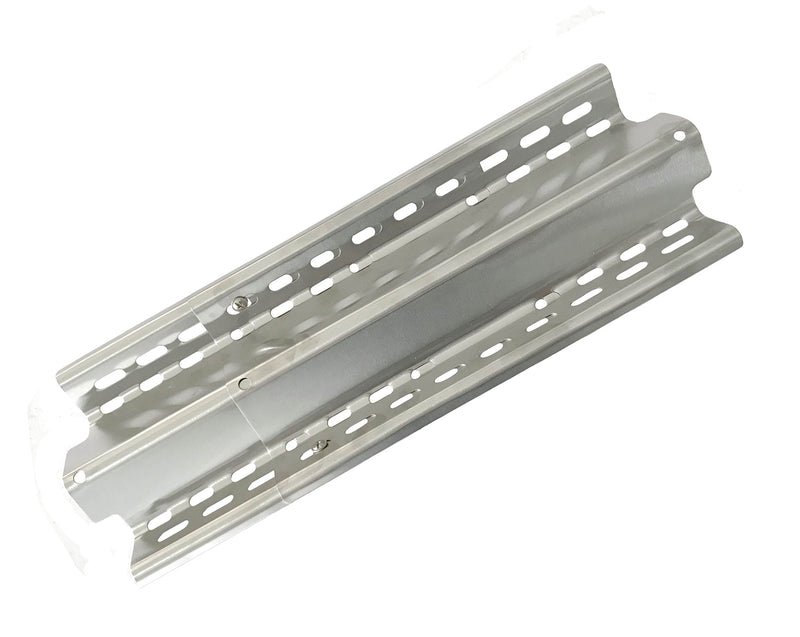 Avenger 670-0003 Universal 6 Inch Extra Wide Adjustable Universal Porcelain Coated Steel Replacement Heat Plate Shield, Heat Tent, Flavorizer Bar, Burner Cover, Flame Tamer for Gas Grill, Extends from 15.85 inches up to 18.8 inches Long - Set of 4