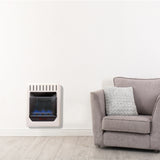 HearthSense Dual Fuel Ventless Blue Flame Heater With Base - 10,000 BTU, Manual Control - Model# BF10M-B