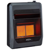 Bluegrass Living Propane Gas Vent Free Infrared Gas Space Heater With Blower and Base Feet - 18,000 BTU, T-Stat Control - Model# B18TPIR-BB