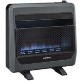 Bluegrass Living Vent Free Blue Flame Gas Space Heater With Blower and Base Feet - 30,000 BTU, T-Stat Control