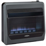 Bluegrass Living Vent Free Blue Flame Gas Space Heater With Blower and Base Feet - 30,000 BTU, T-Stat Control