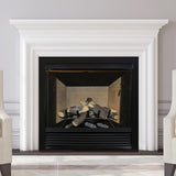 Cedar Ridge Hearth 24Äù Decorative Realistic Fireplace Ceramic Wood Log Set - Model CRHWV24RP-D