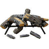 Cedar Ridge Hearth 24Äù Decorative Realistic Fireplace Ceramic Wood Log Set - Model CRHWV24RP-D
