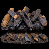 Duluth Forge Vented Natural Gas Fireplace Log Set - 24 in., 55,000 BTU, Heartland Oak